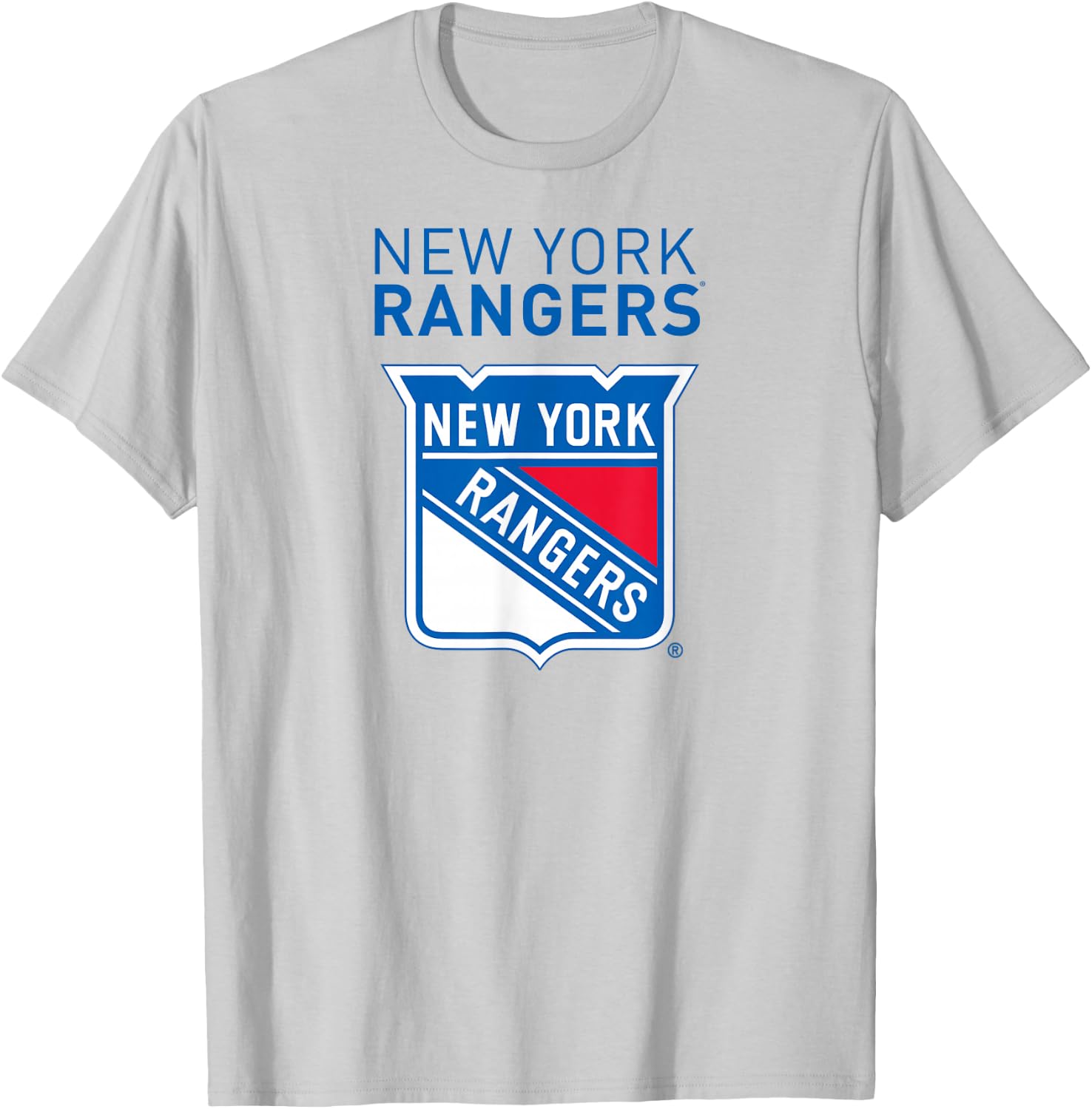 New York Rangers Power Play Gray Officially Licensed T-Shirt - T-Shirt | Ash