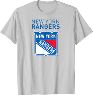 New York Rangers Power Play Gray Officially Licensed T-Shirt - T-Shirt | Ash