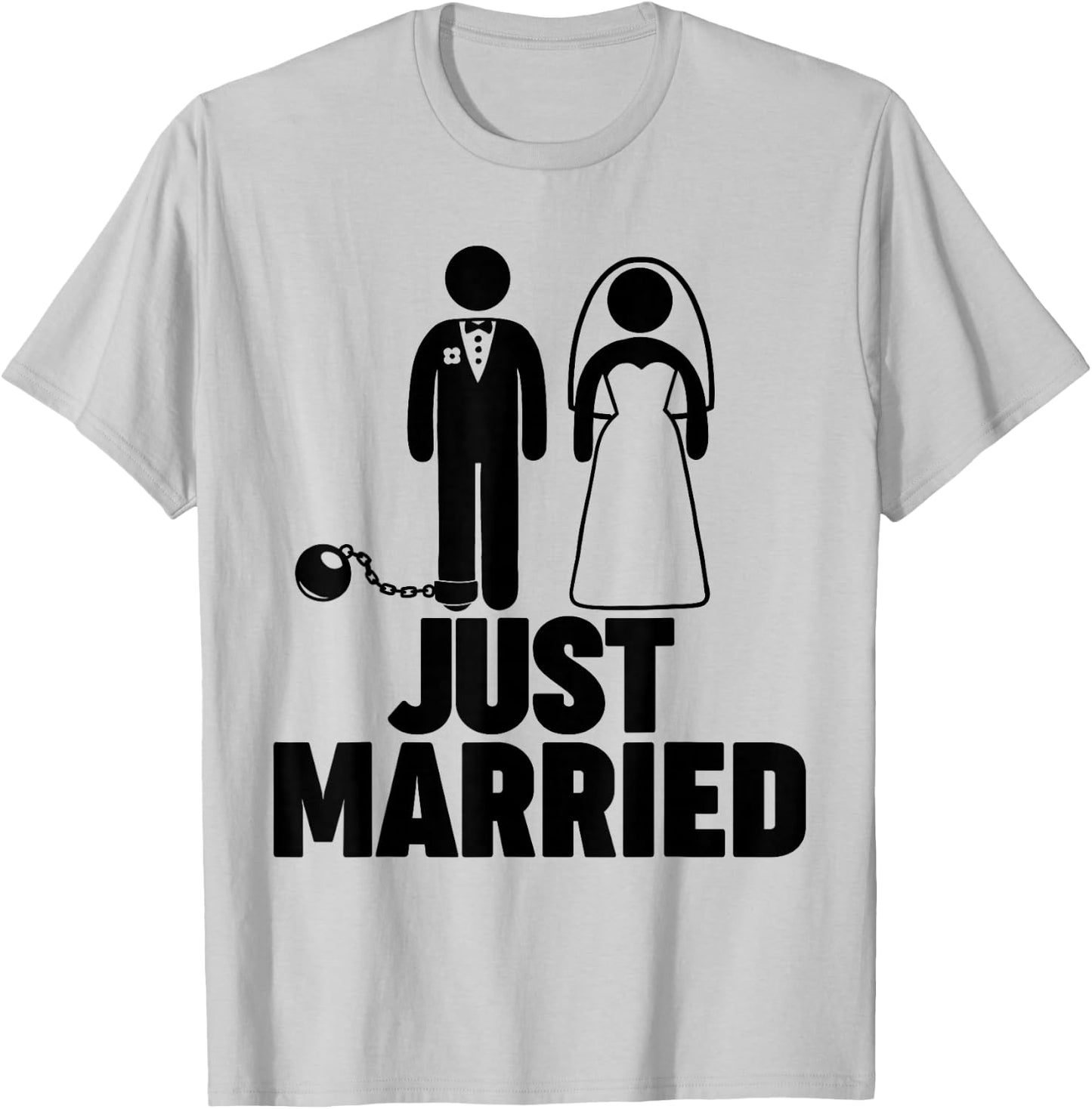 Just Married T-Shirt - T-Shirt | Ash