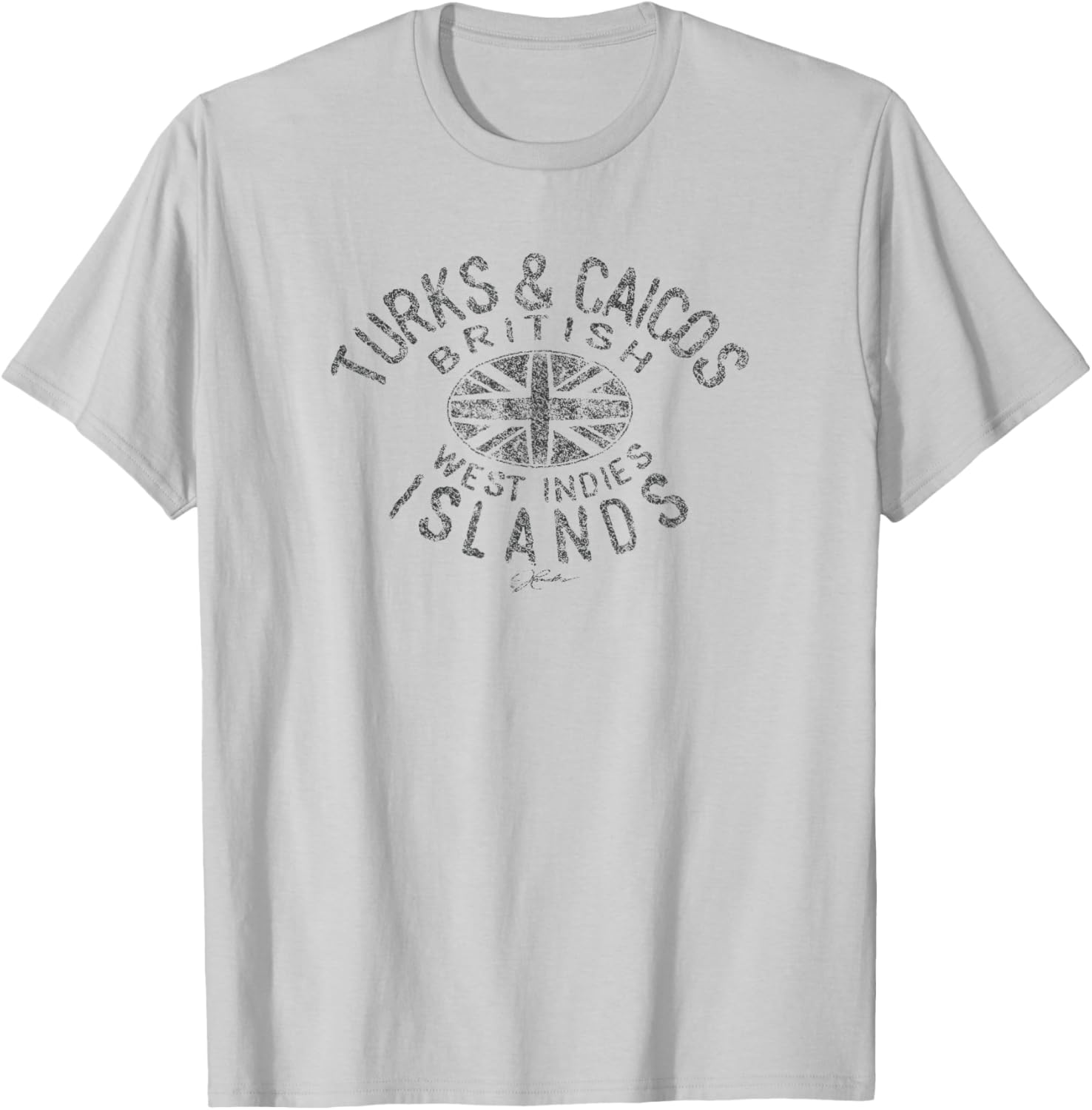 JCombs: Turks & Caicos Islands, British West Indies T-Shirt - T-Shirt | Ash