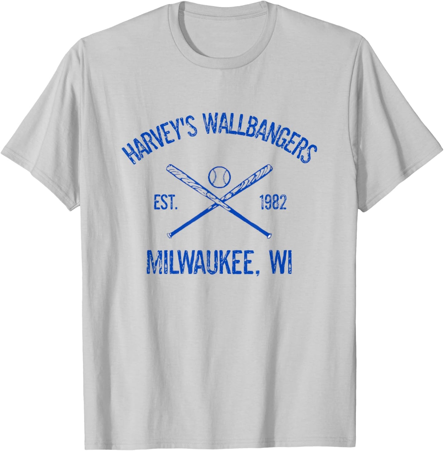 Milwaukee Baseball Harvey’s Wallbangers T-Shirt - T-Shirt | Ash