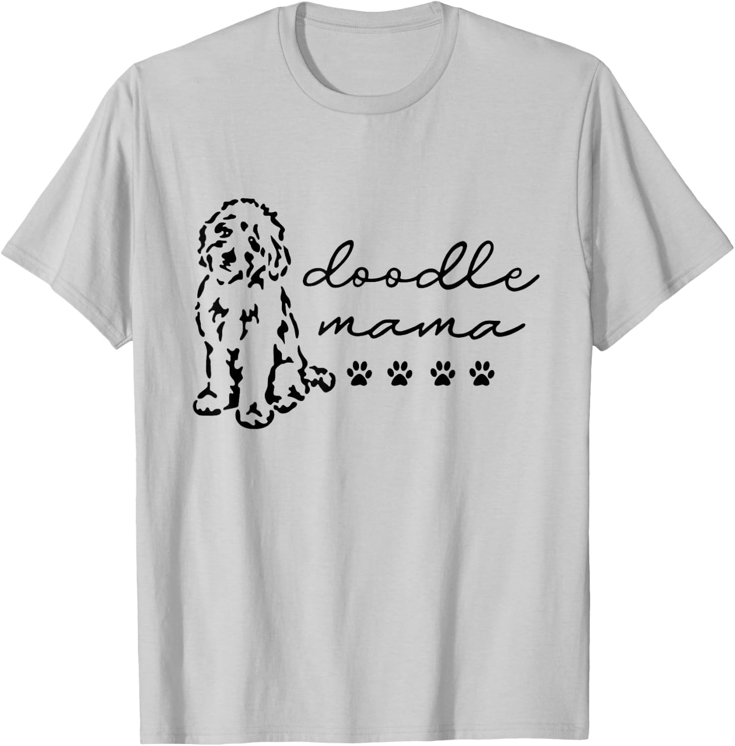 Doodle Mama Labradoodle Golden Gift Doodle Dog Lover Mom T-Shirt - T-Shirt | Ash