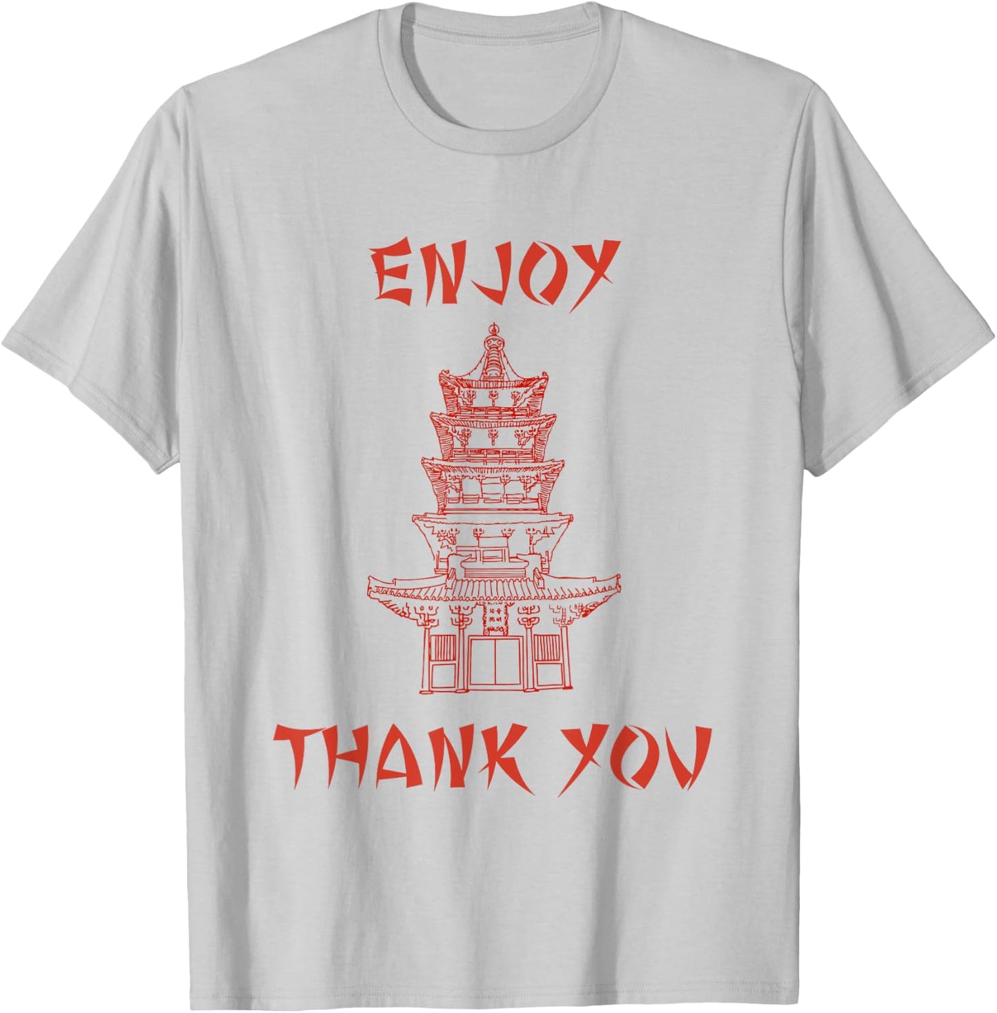 Chinese Food Take Out Box Costume T shirt T-Shirt - T-Shirt | Ash