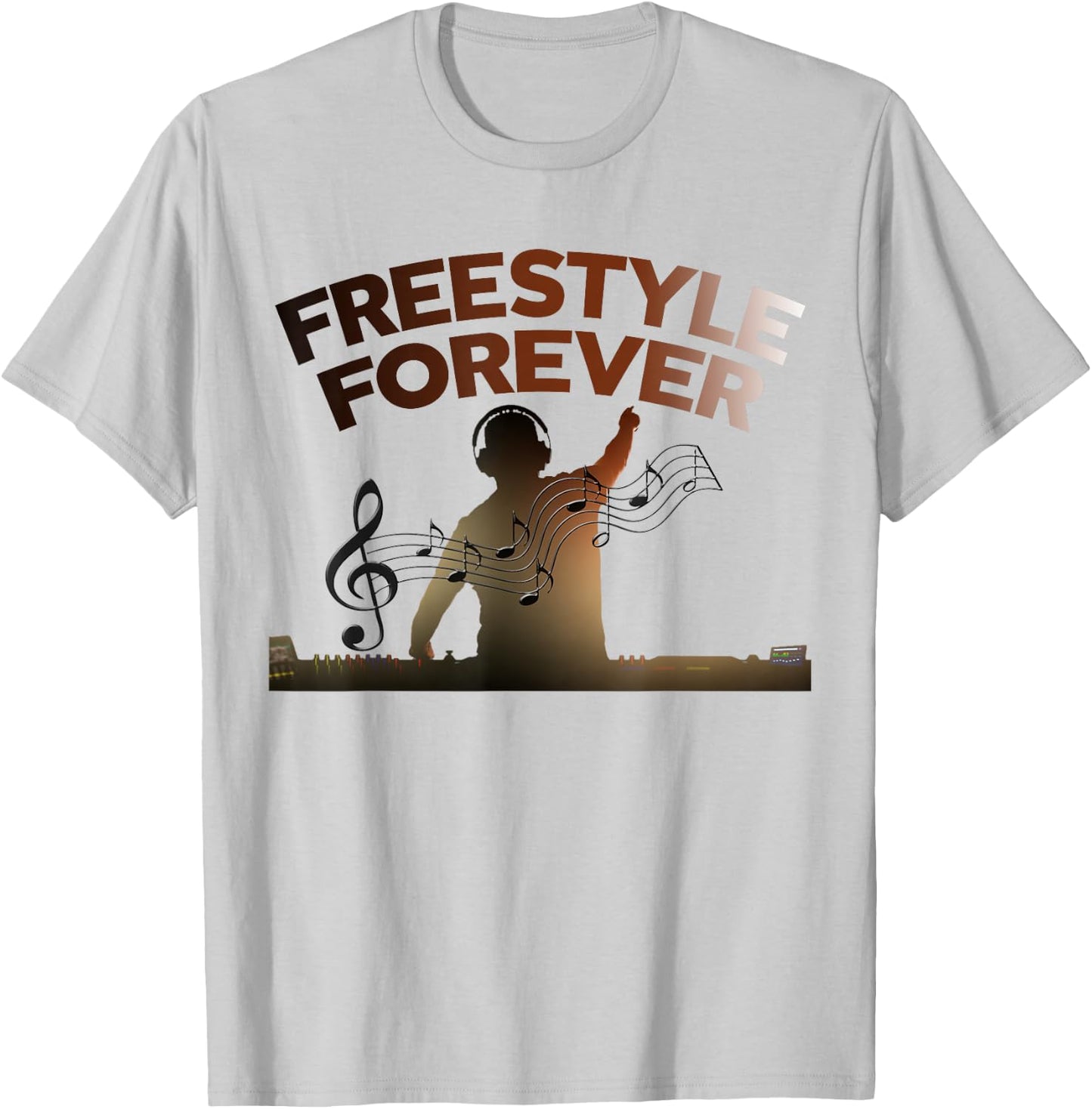 Freestyle DJ 80s Electronic Dance Music Great Concert T-Shirt - T-Shirt | Ash
