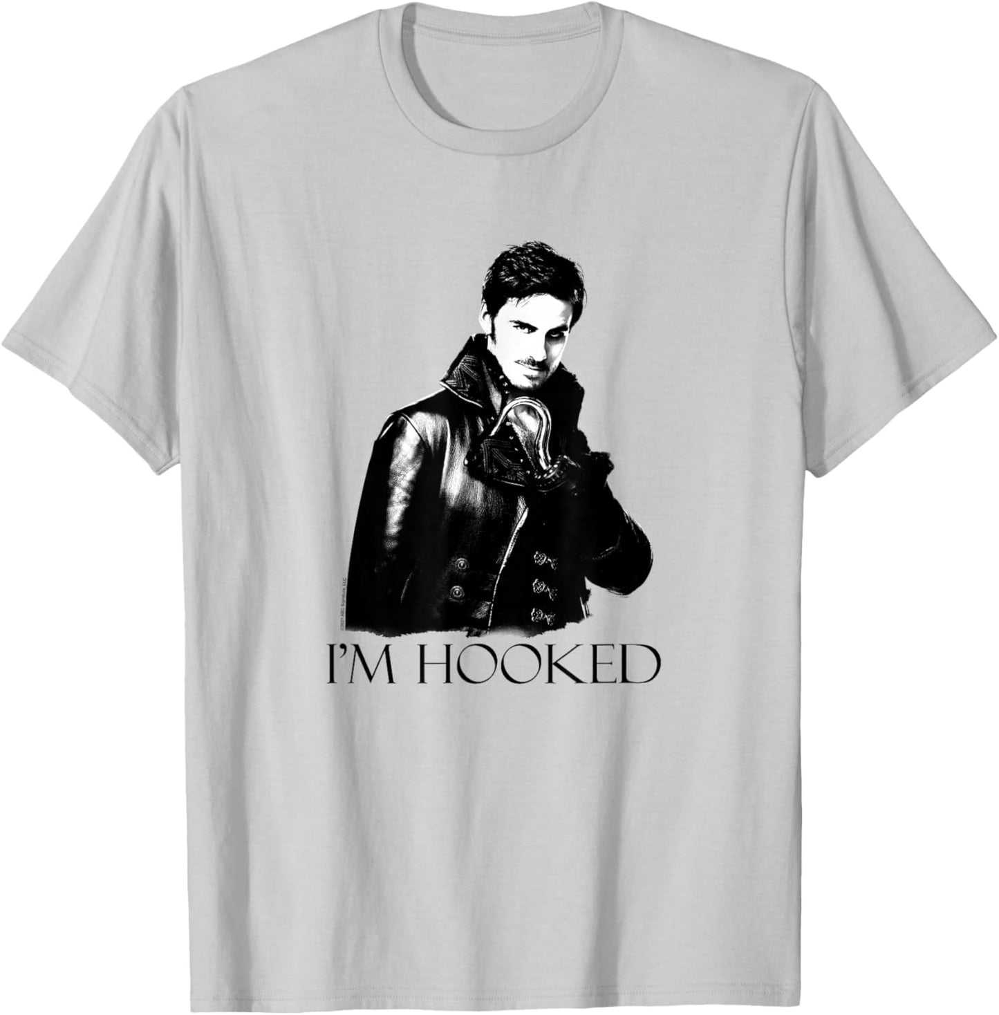 Once Upon a Time I'm Hooked T-Shirt - T-Shirt | Ash