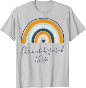Clinical Research Nurse Life Graduation Medical Nurses Crew T-Shirt - T-Shirt | Ash