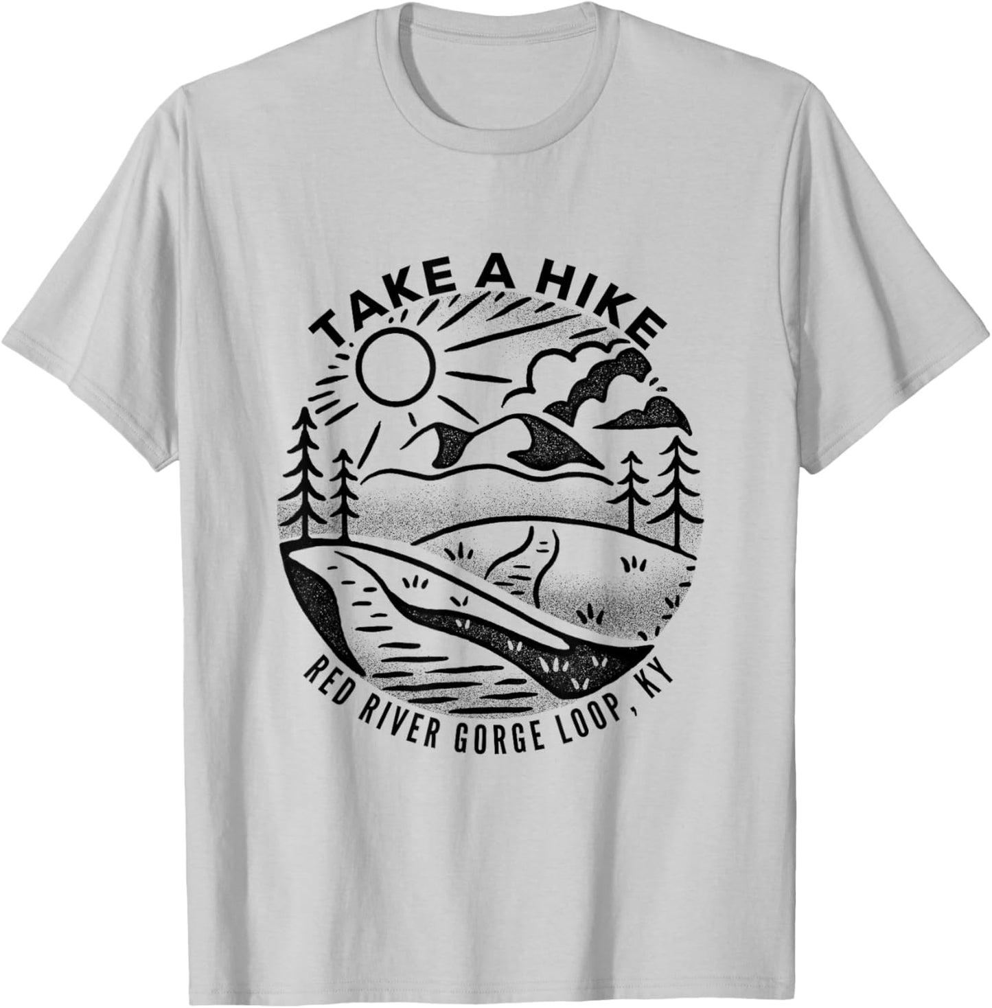Take a Hike - Red River Gorge Loop T-Shirt - T-Shirt | Ash