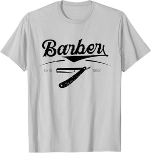 Barber Barbers Men's Hair Salon T-Shirt - T-Shirt | Ash