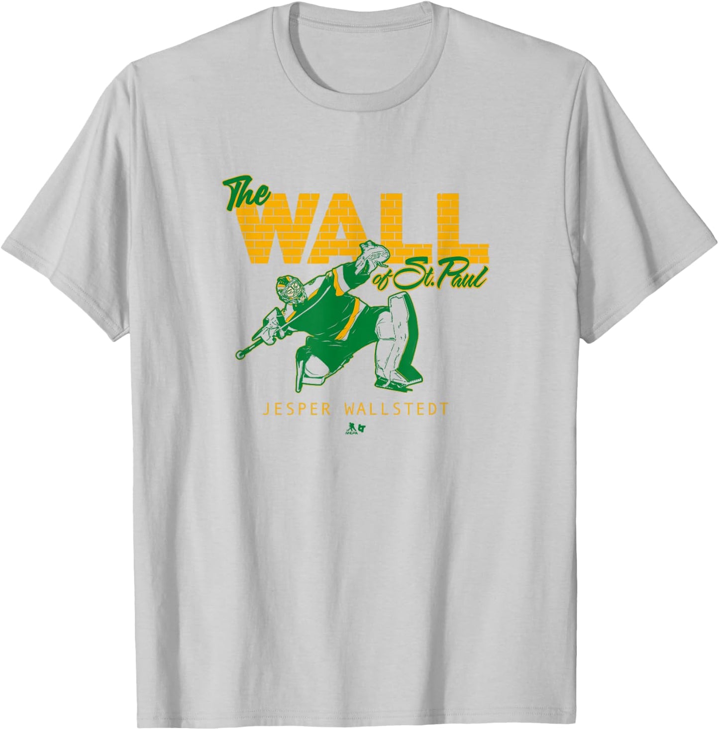 Jesper Wallstedt - The Wall of St. Paul (White) - Minnesota T-Shirt - T-Shirt | Ash