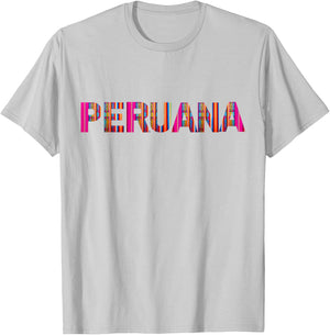 Peru Peruvian Women Pattern Roots Pride Vintage Peruana T-Shirt - T-Shirt | Ash