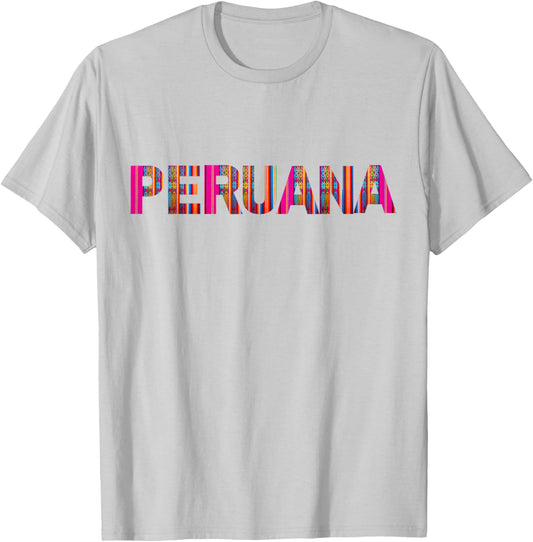 Peru Peruvian Women Pattern Roots Pride Vintage Peruana T-Shirt - T-Shirt | Ash