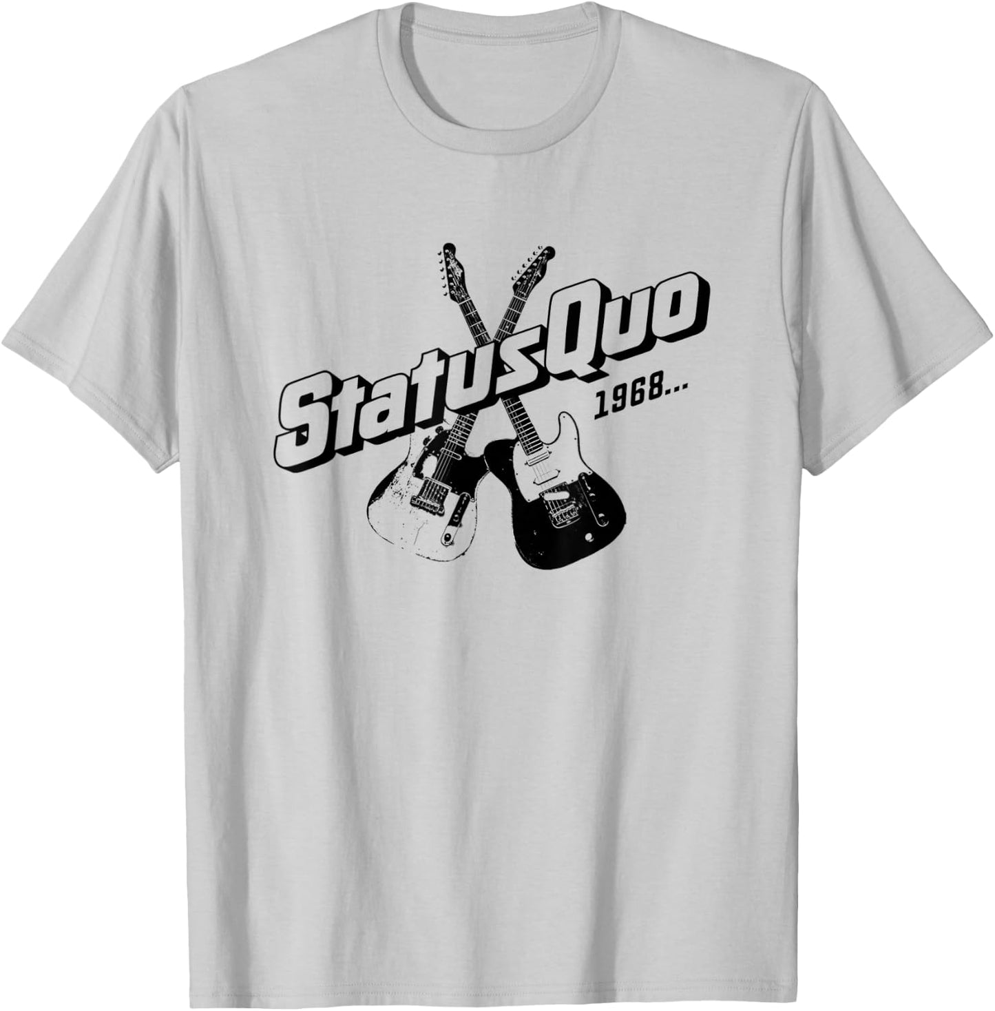 Status Quo - 1968 Guitars T-Shirt - T-Shirt | Ash