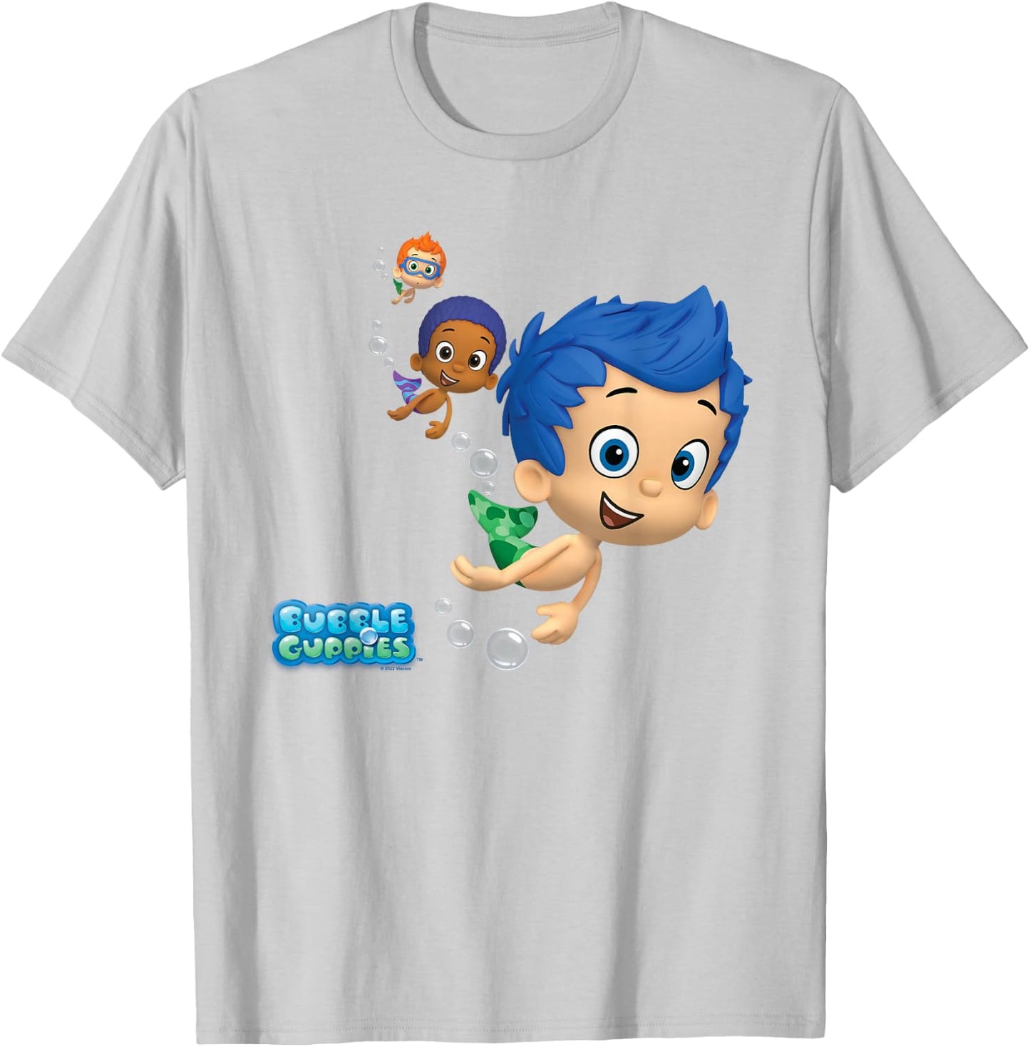 Bubble Guppies Gil, Goby and Nonny T-Shirt - T-Shirt | Ash
