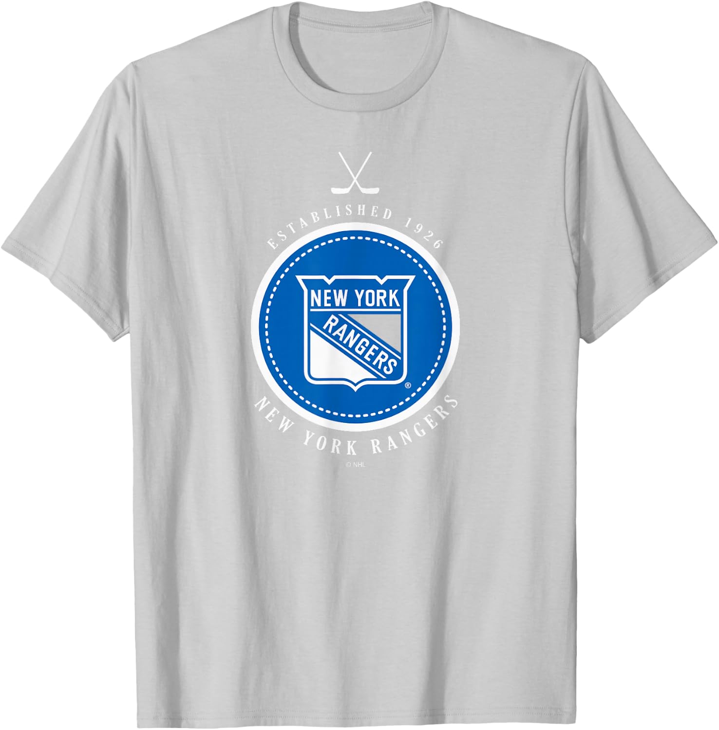 New York Rangers Est 1926 Red Officially Licensed T-Shirt - T-Shirt | Ash