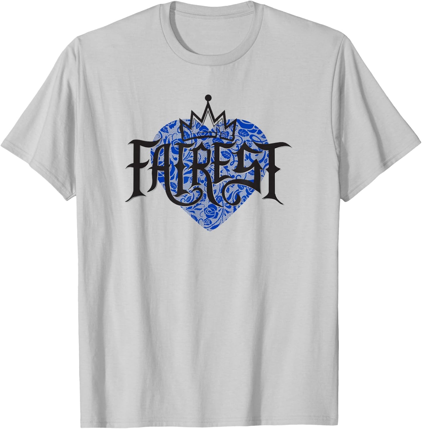 Disney Descendants Fairest Text T-Shirt - T-Shirt | Ash