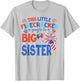 This Little Firecracker is going to be Big Sister, 4th July T-Shirt - T-Shirt | Ash
