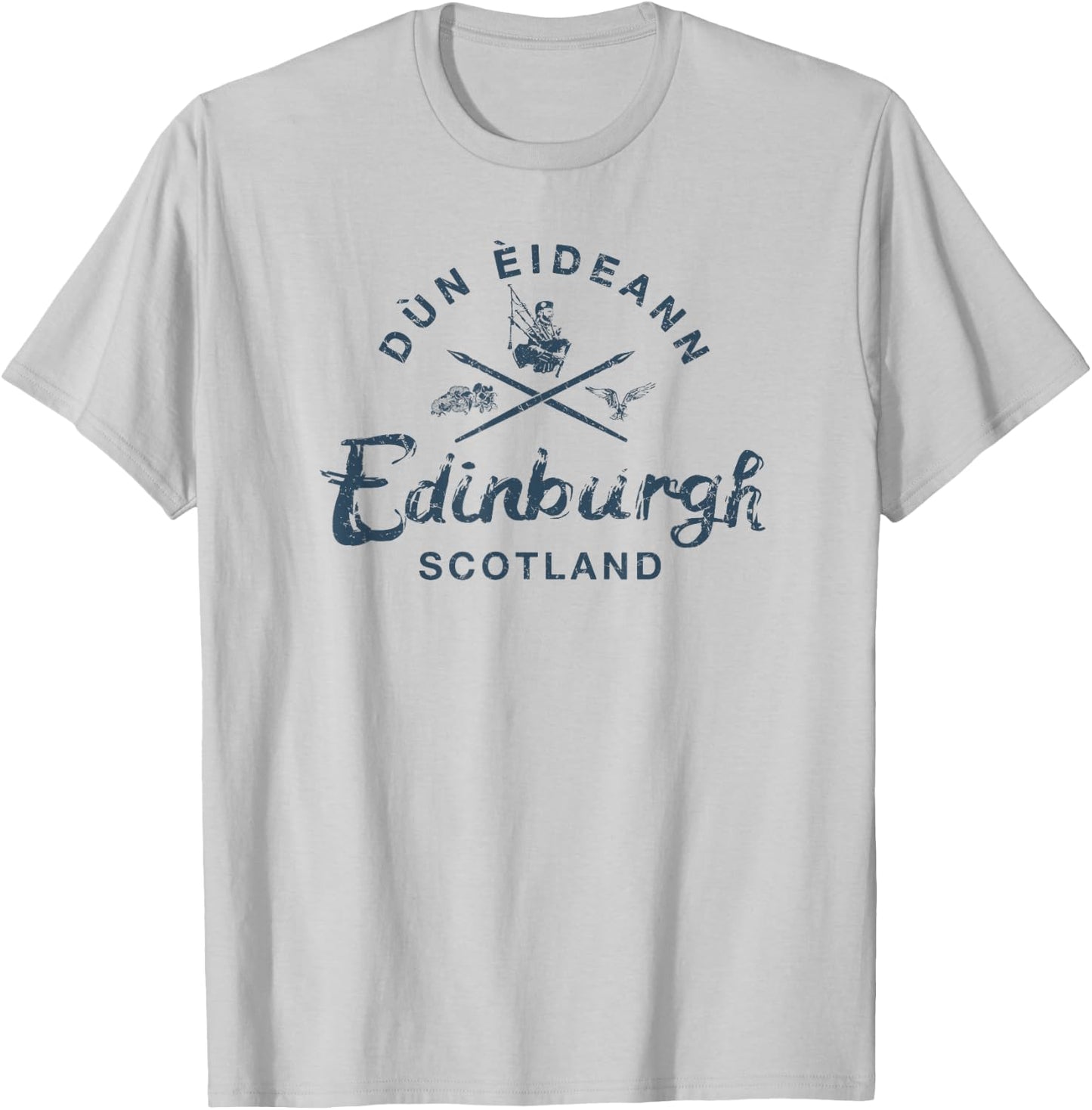 Scotland Edinburgh Scottish Vintage T-Shirt - T-Shirt | Ash