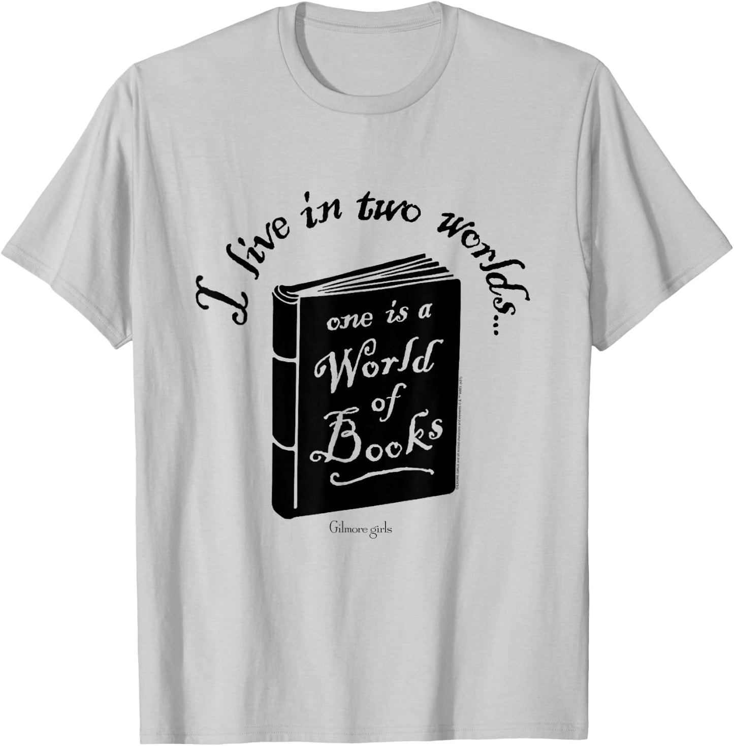 Gilmore Girls A World of Books Illustration TV Show T-Shirt - T-Shirt | Ash