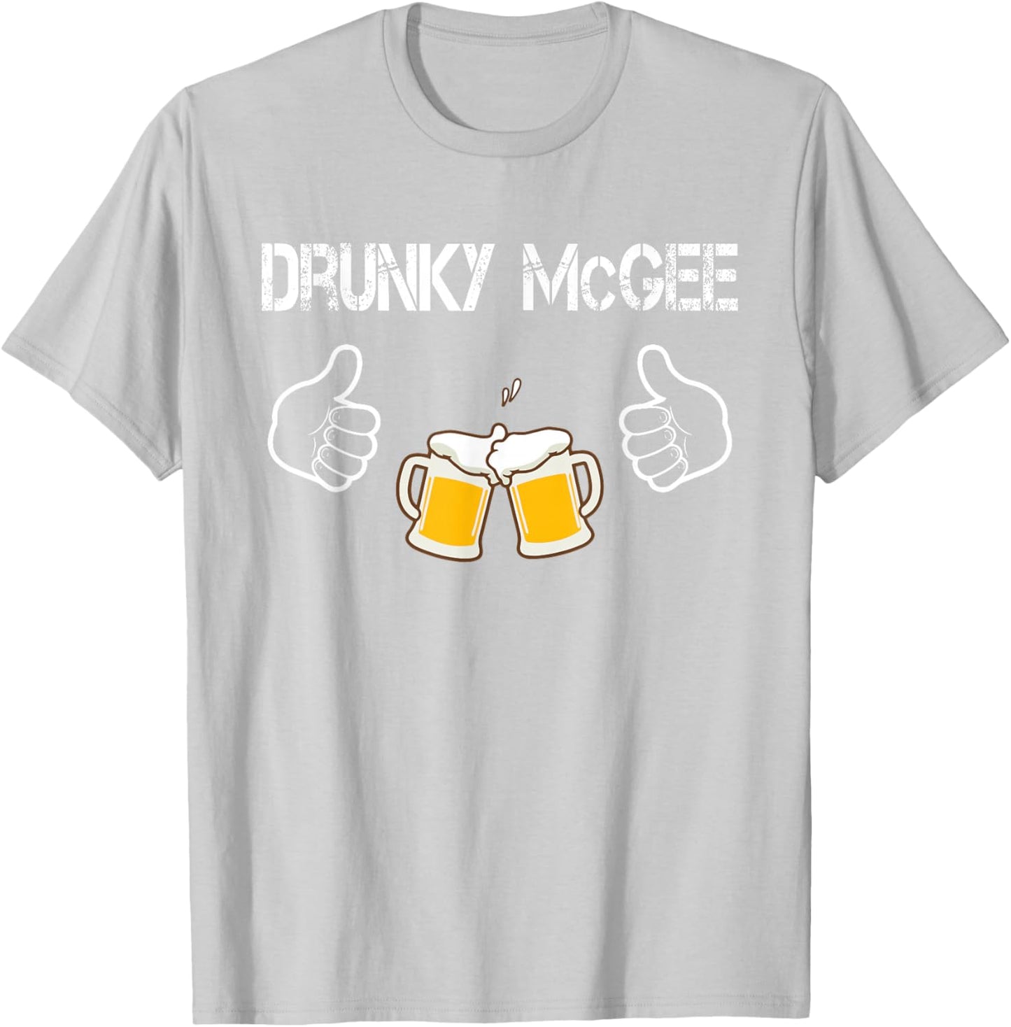 Im Drunky Mcgee Funny Couple St Patricks Day T-Shirt - T-Shirt | Ash