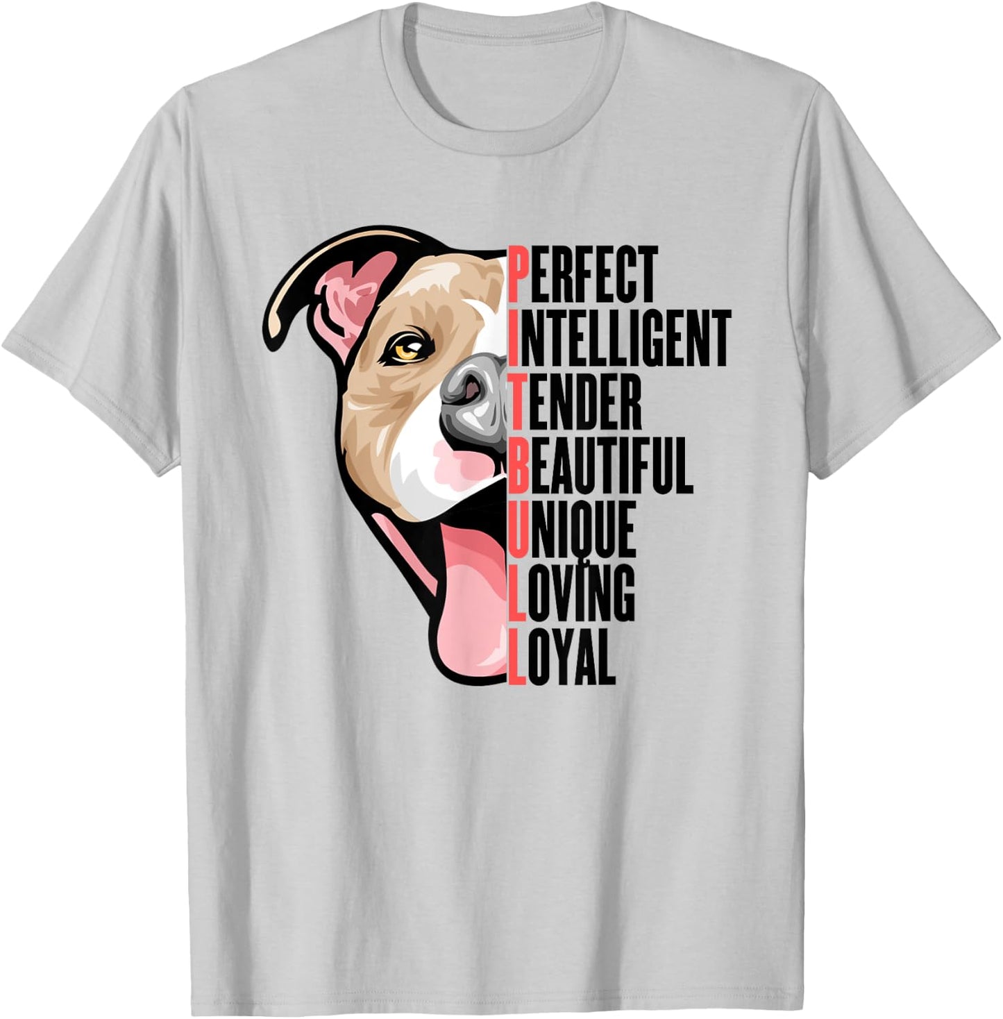 PABLO'S PAW PRINTS Pitbull Proud Pitbull Owners -Adults Kids Grey Small T-Shirt - T-Shirt | Ash