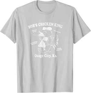 Bob's Chicken King Classic Design, Gift T-Shirt - T-Shirt | Ash