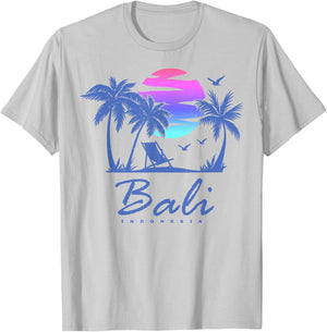 BALI INDONESIA Beach Vacation Spring Break Honeymoon Vintage T-Shirt - T-Shirt | Ash