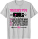 Proud Trucker's Wife Funny Truck Driver Wife T-Shirt - T-Shirt | Ash