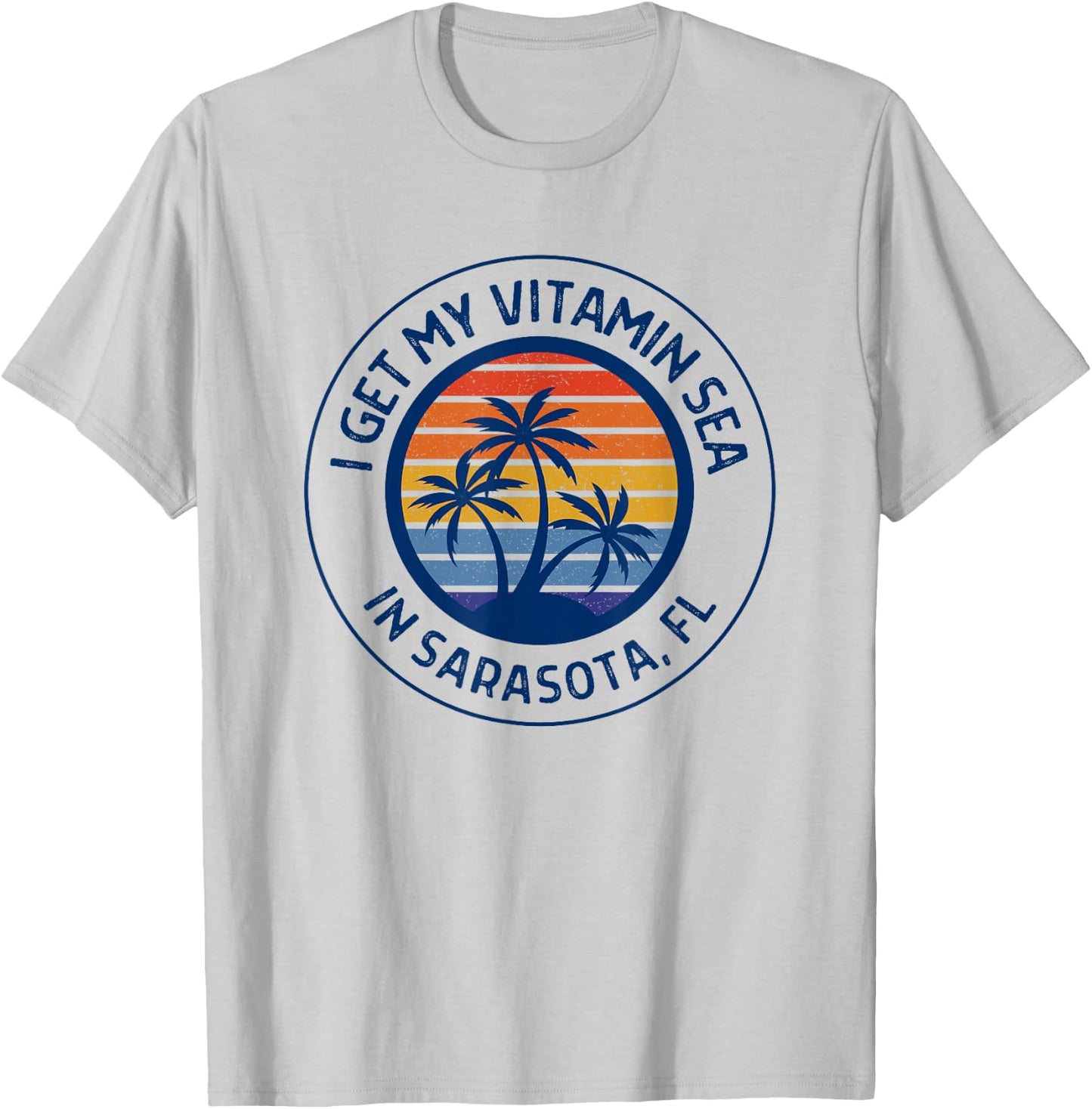 Sarasota Beach Sarasota FL Fun Sarasota Florida Men Women Kids T-Shirt - T-Shirt | Ash