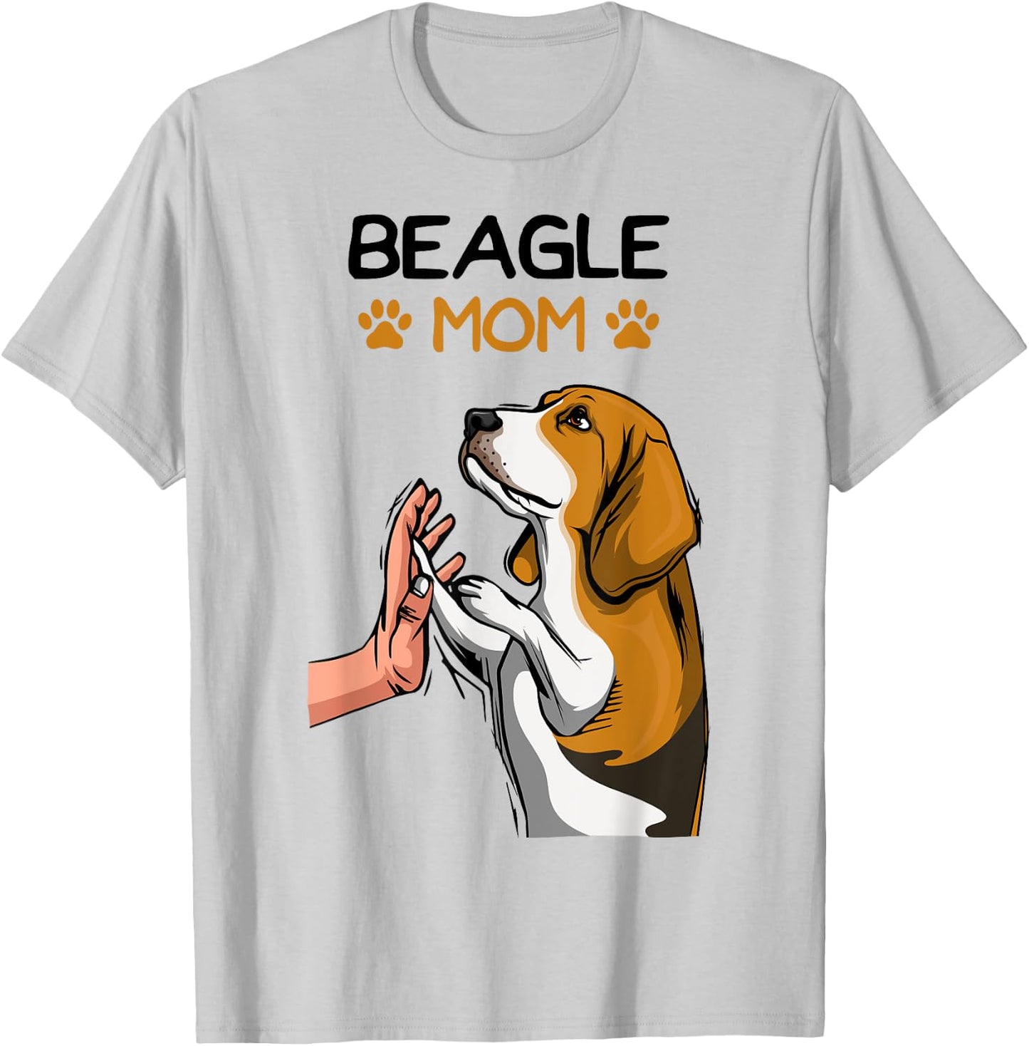 Beagle Mom Dog Mama Girl Mother´s Day T-Shirt - T-Shirt | Ash