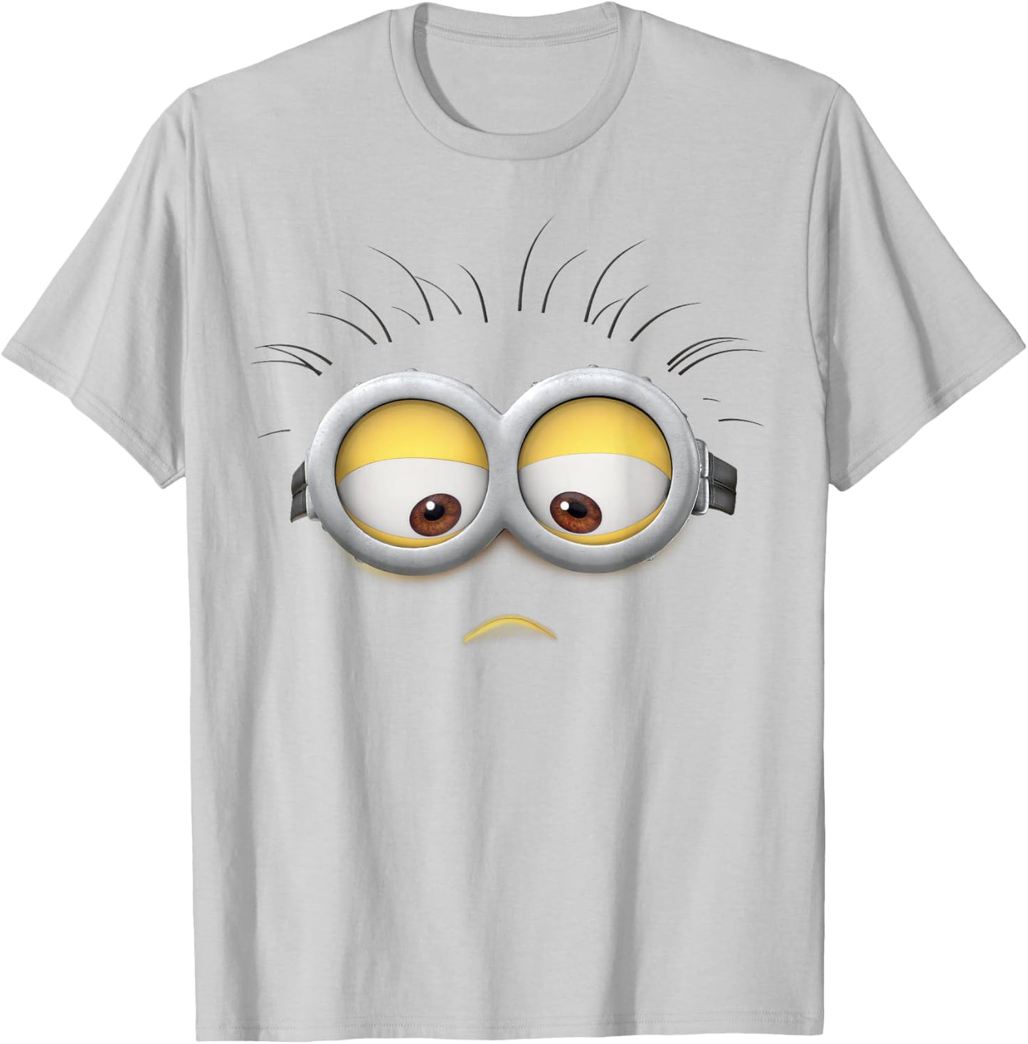Despicable Me Minions Phil Sad Face Graphic T-Shirt - T-Shirt | Ash