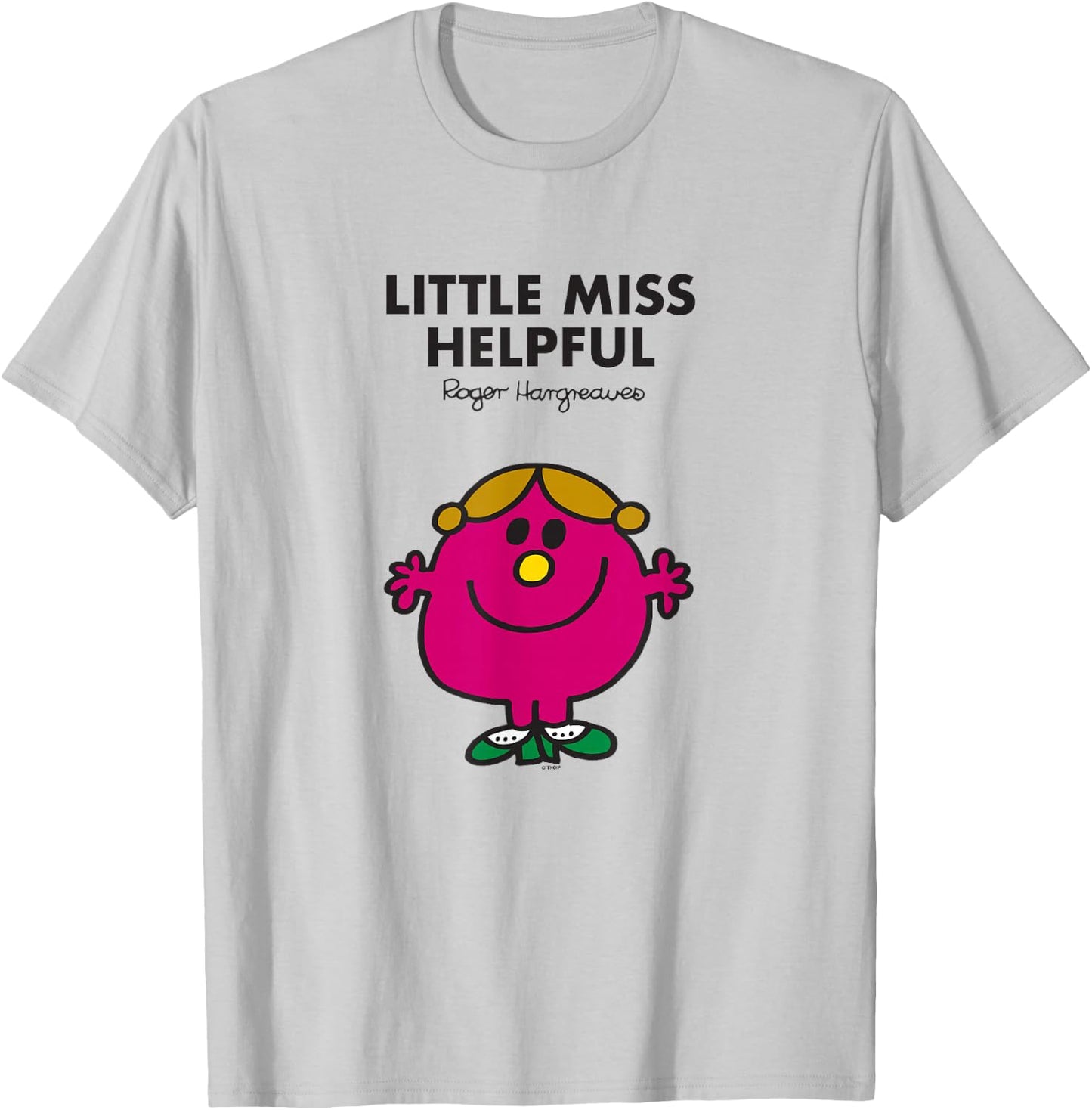 Mr. Men Little Miss Helpful T-Shirt - T-Shirt | Ash