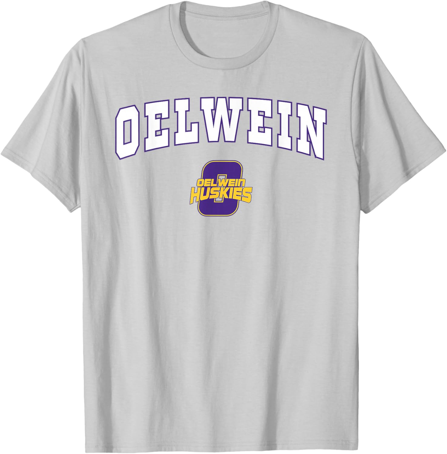 Oelwein High School Huskies T-Shirt - T-Shirt | Ash