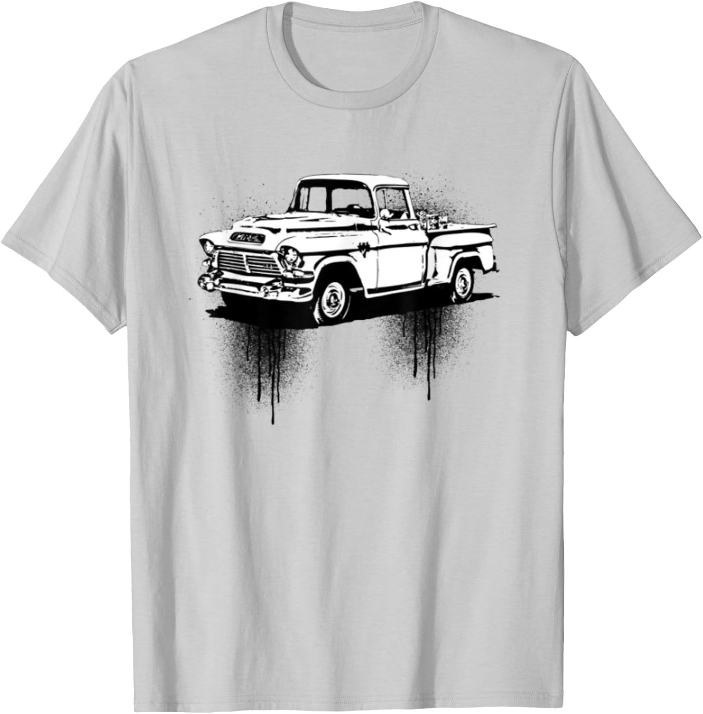 Vintage Retro Antique Farm Pick Up Truck T-Shirt - T-Shirt | Ash