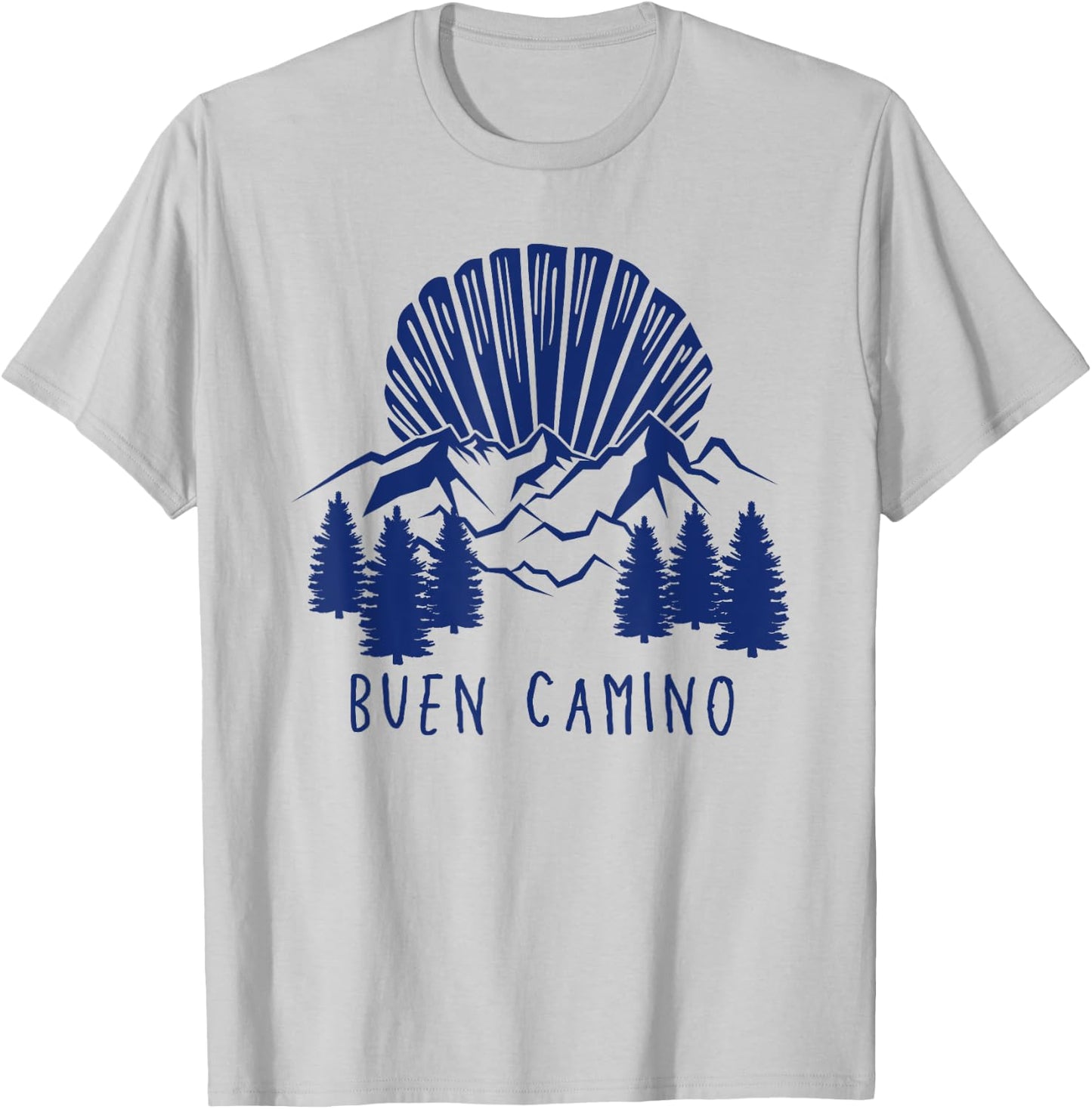 Buen Camino de Santiago de Compostela T-Shirt - T-Shirt | Ash