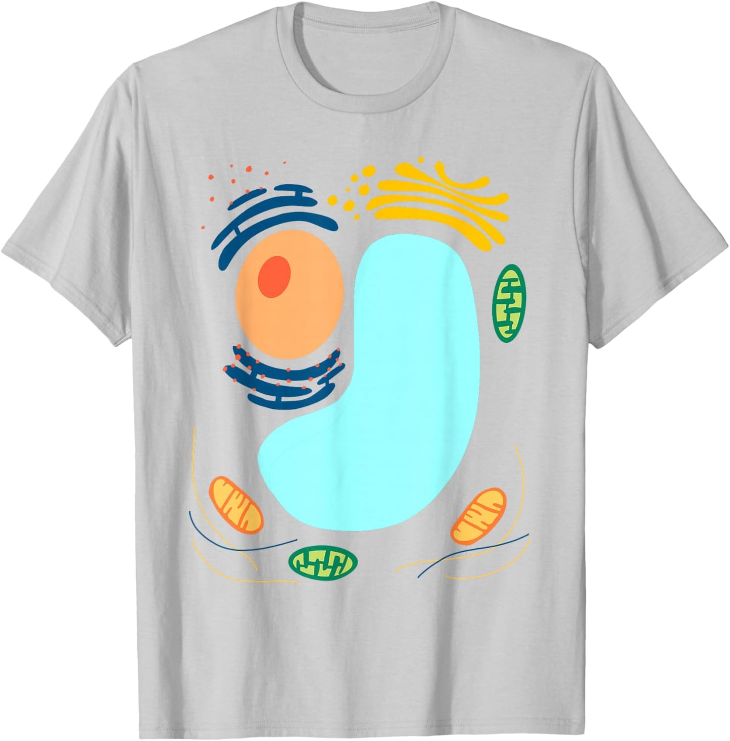 Plant Cell Simple Funny Quick Lazy Halloween Party Outfit T-Shirt - T-Shirt | Ash