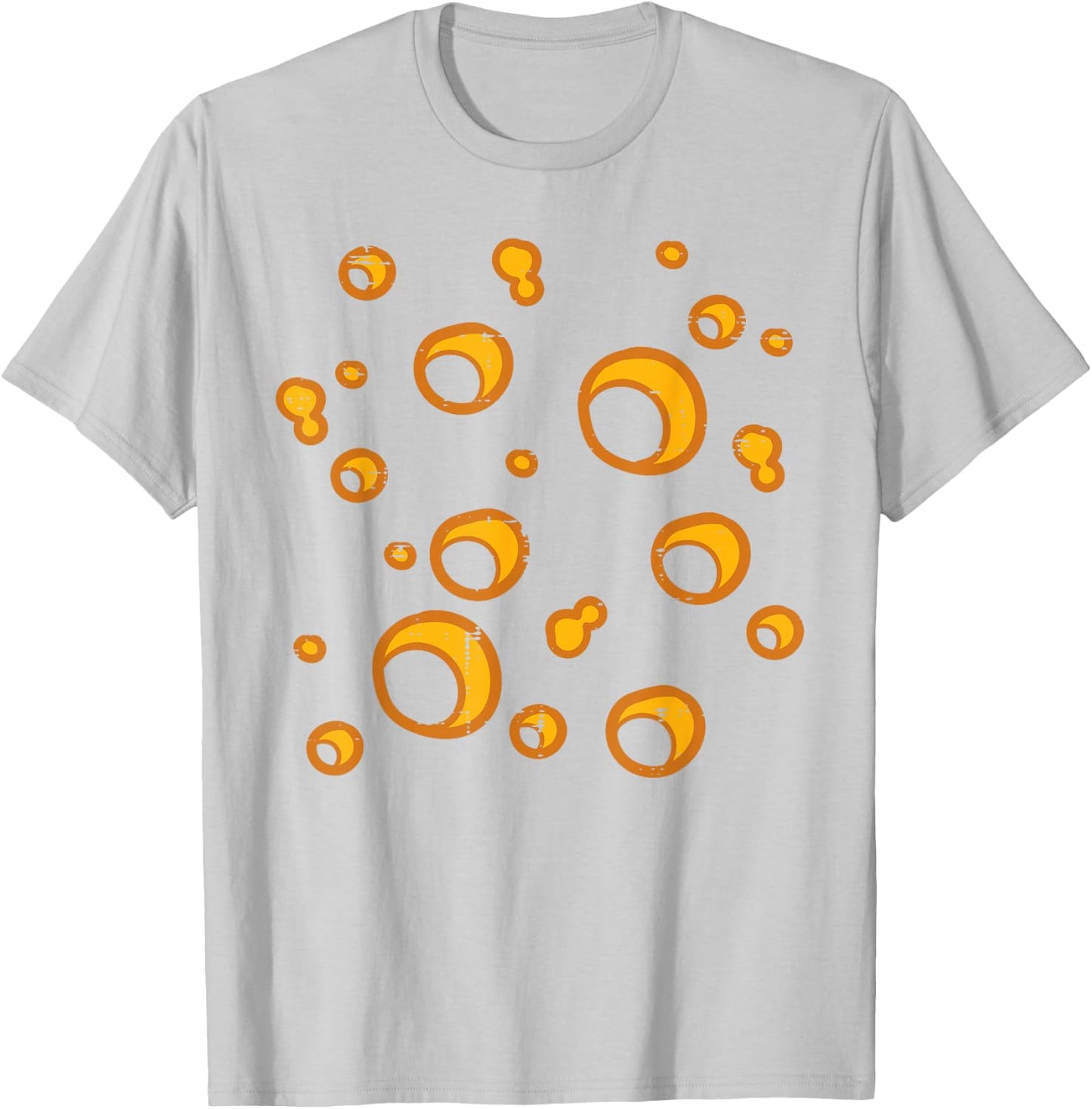 Swiss Cheese Costume Funny Halloween Queso Men Women Kids T-Shirt - T-Shirt | Ash
