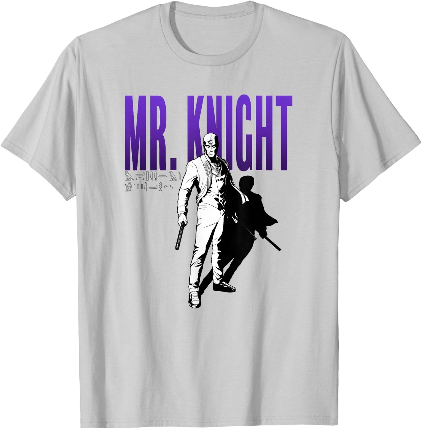 Marvel Moon Knight Mr. Knight Shadow T-Shirt - T-Shirt | Ash