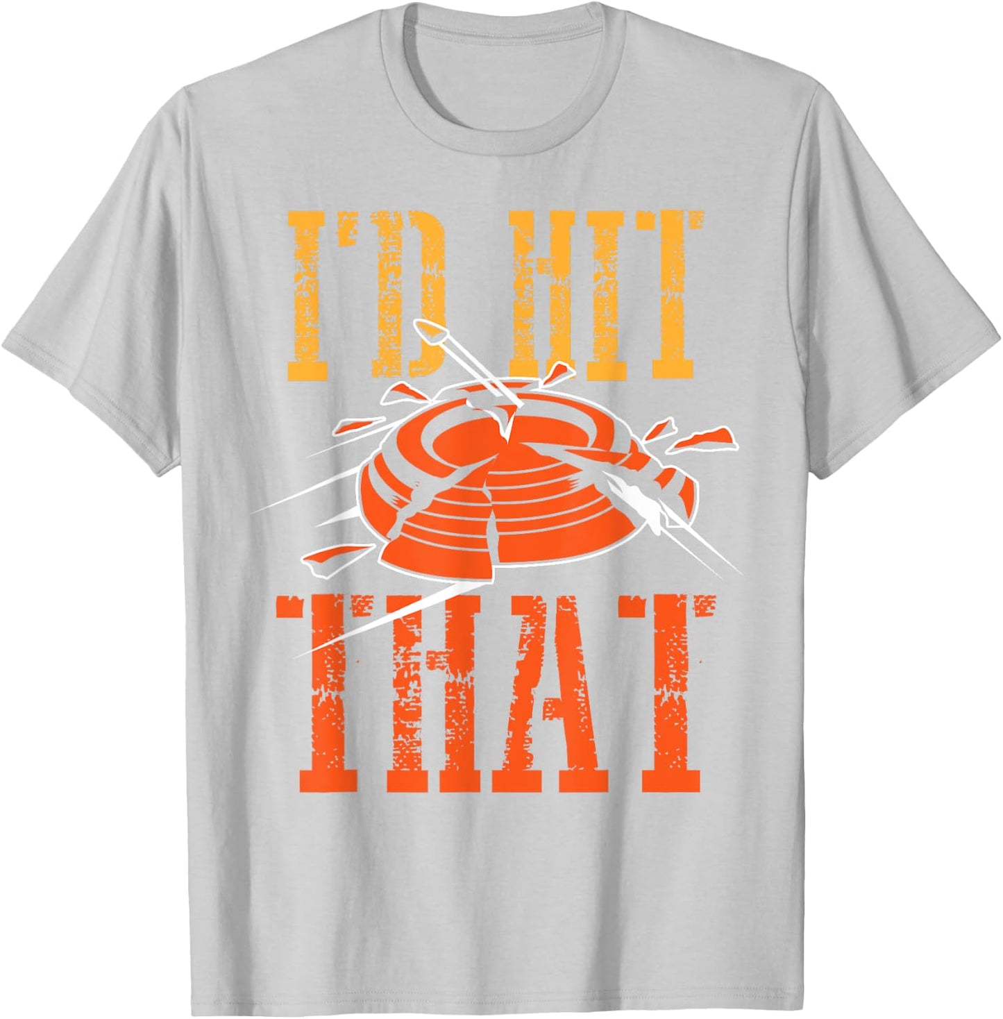 I'd Hit That Clay Shooting Shirt | Breaking Birds Gag Gift T-Shirt - T-Shirt | Ash