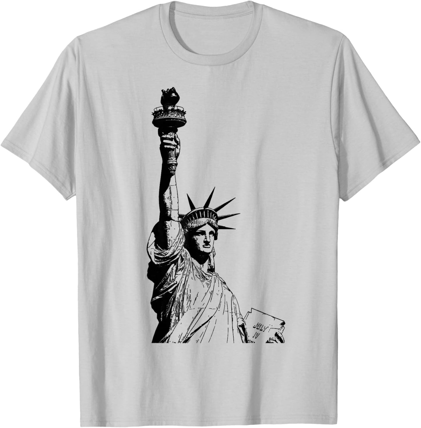 Statue Of Liberty T-Shirt - T-Shirt | Ash