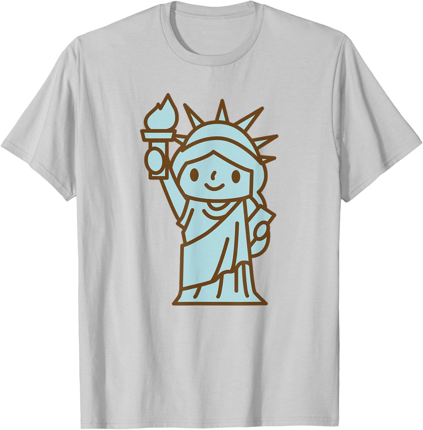 Liberty Statue I Love New York Girl Kids T-Shirt - T-Shirt | Ash