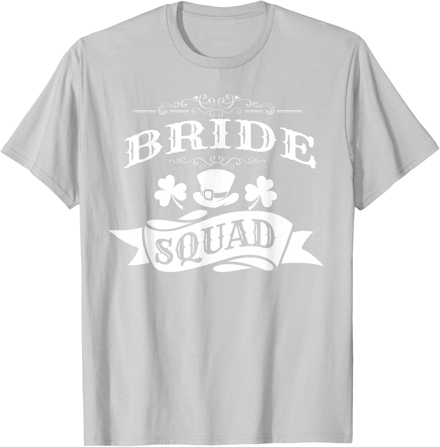 Bride Squad St Patrick's Day Bachelorette Party T-Shirt - T-Shirt | Ash