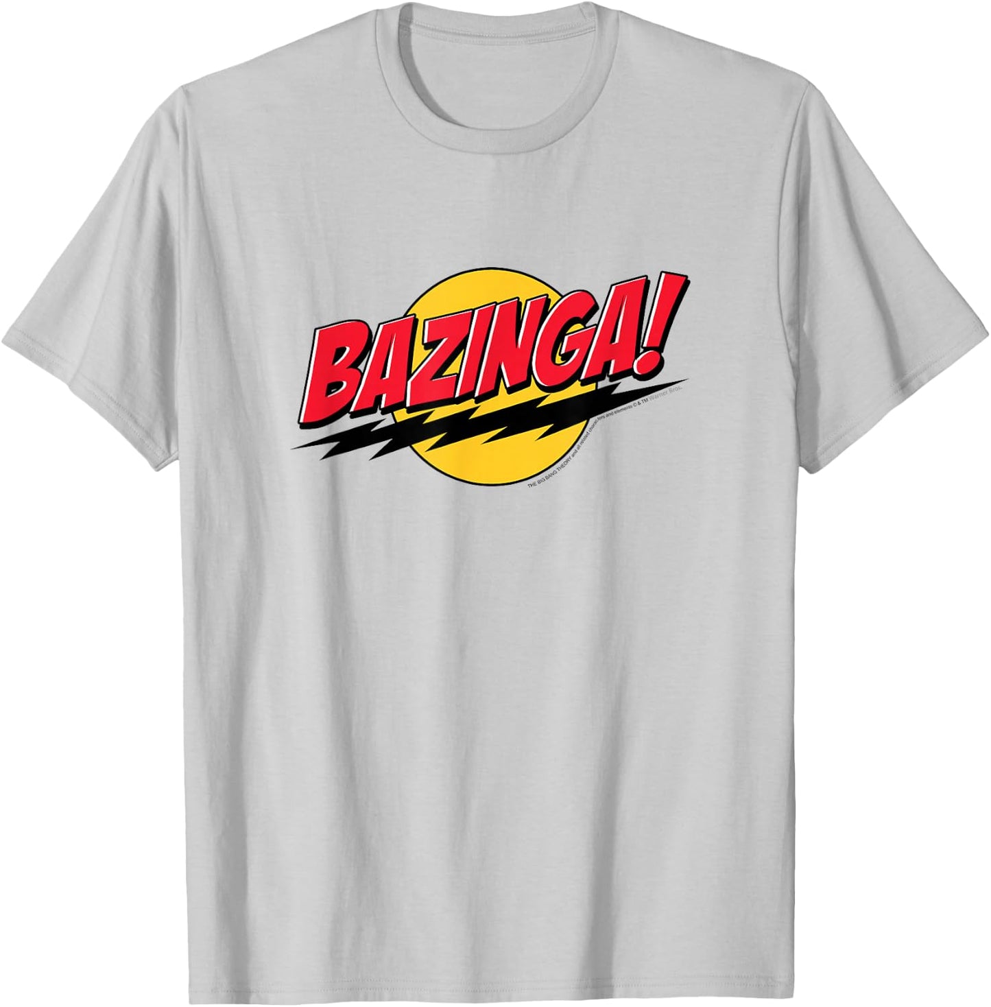 The Big Bang Theory Bazinga! Round Logo TV Show T-Shirt - T-Shirt | Ash