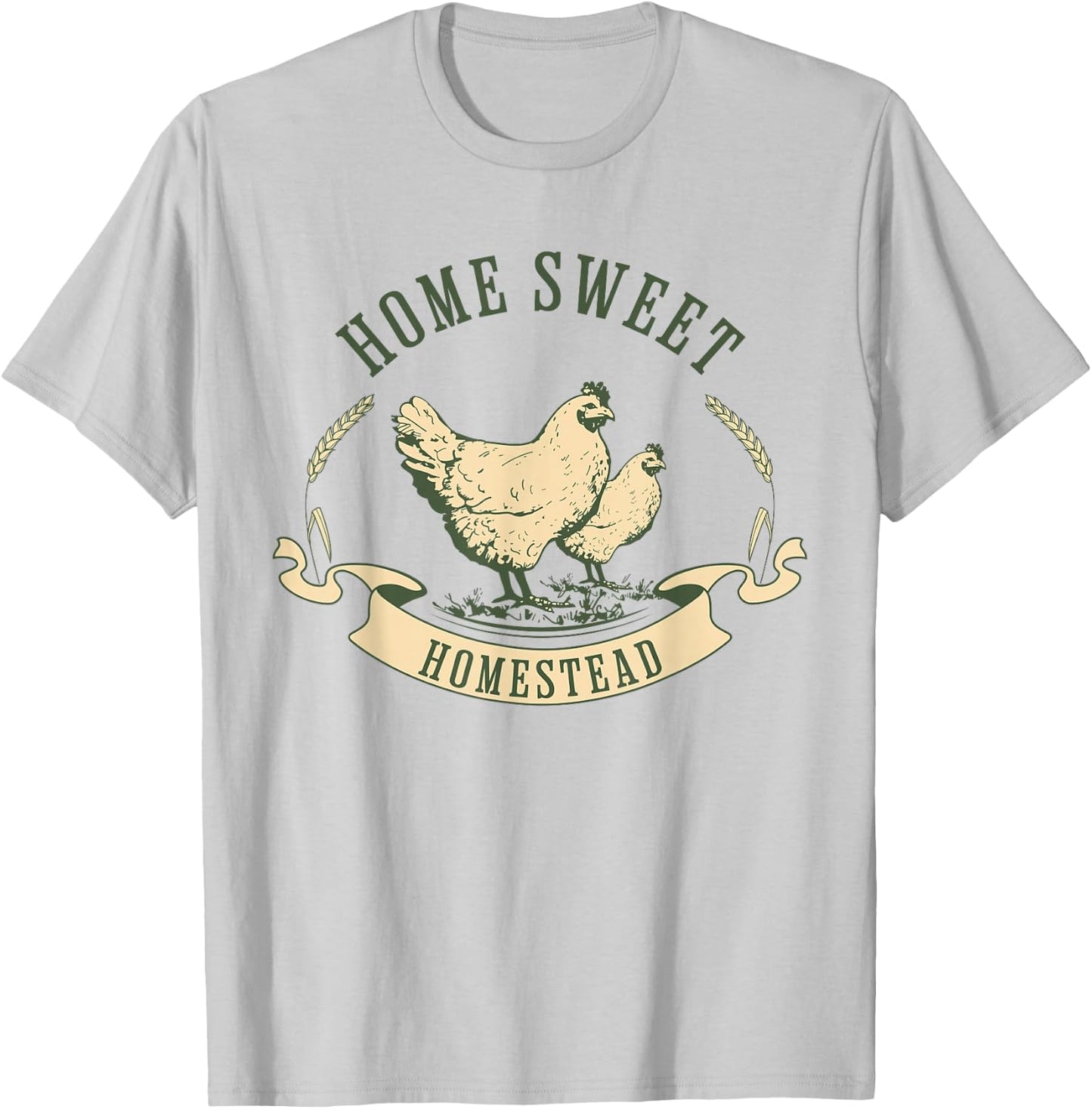 Homesteader farmer shirt, HOME SWEET HOMESTEAD T-Shirt - T-Shirt | Ash