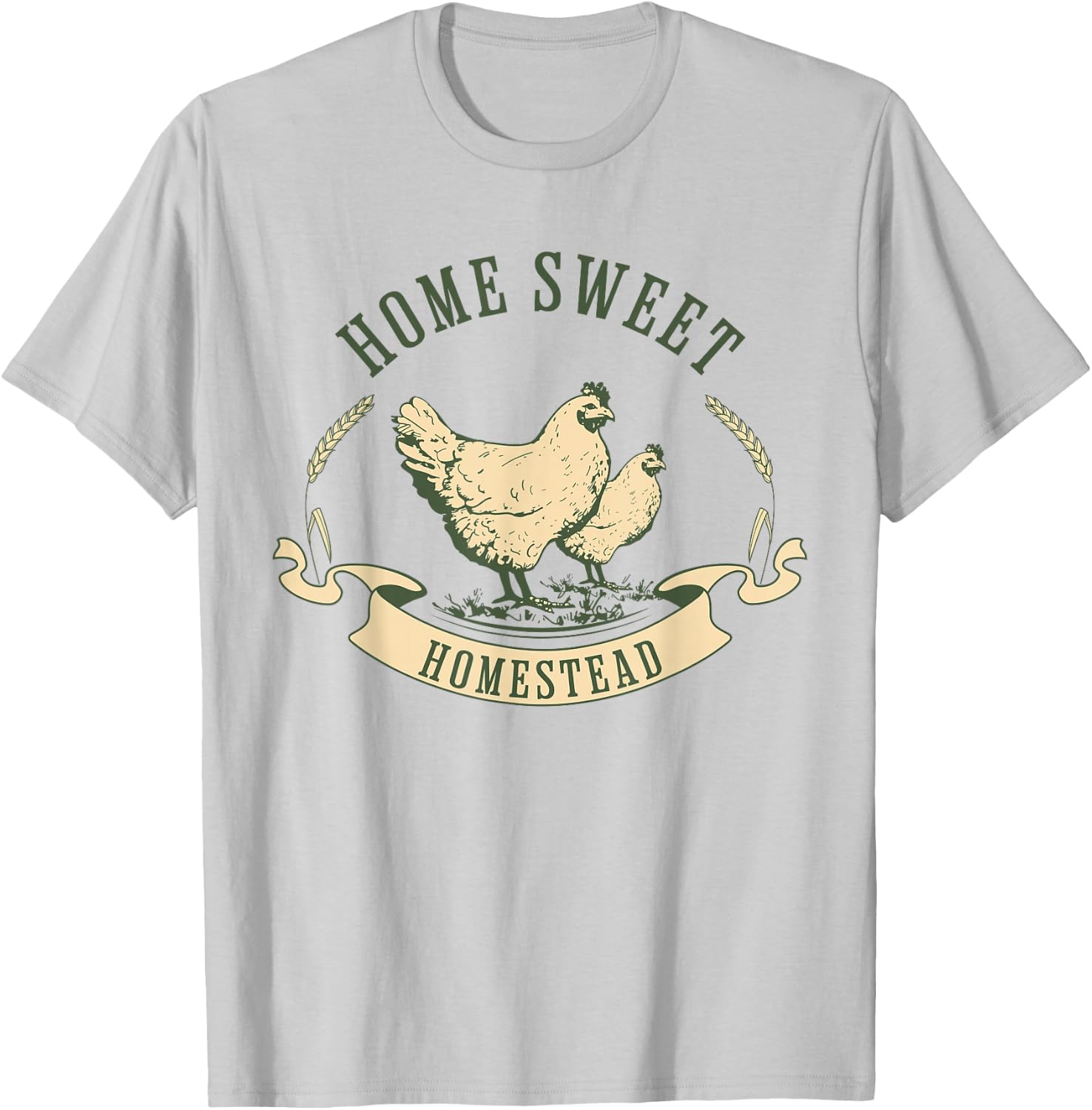 Homesteader farmer shirt, HOME SWEET HOMESTEAD T-Shirt - T-Shirt | Ash