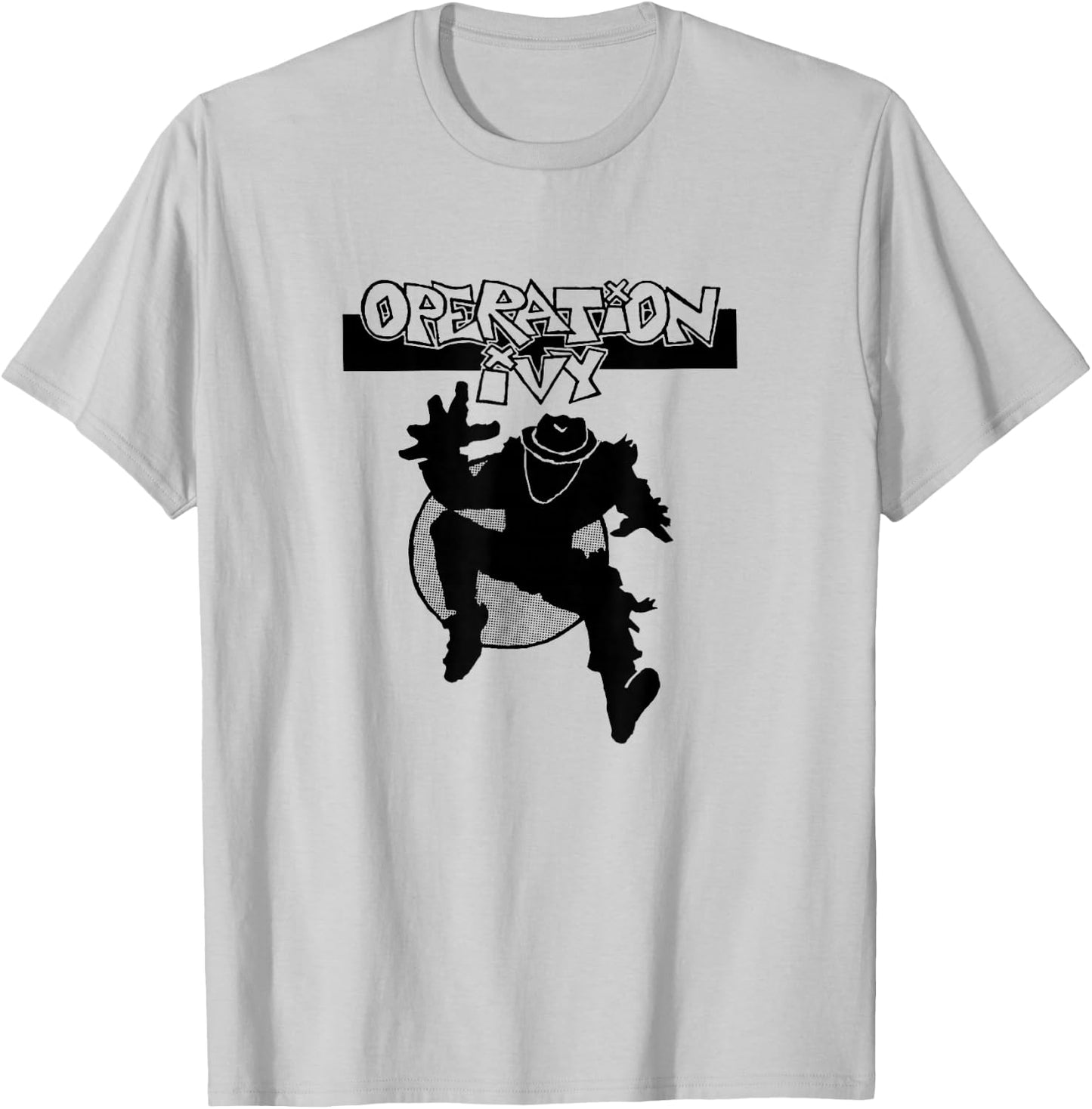 Operation Ivy - Ska Man Logo - Official Merchandise T-Shirt - T-Shirt | Ash
