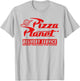 Disney Pixar Toy Story Pizza Planet Delivery Service White T-Shirt - T-Shirt | Ash