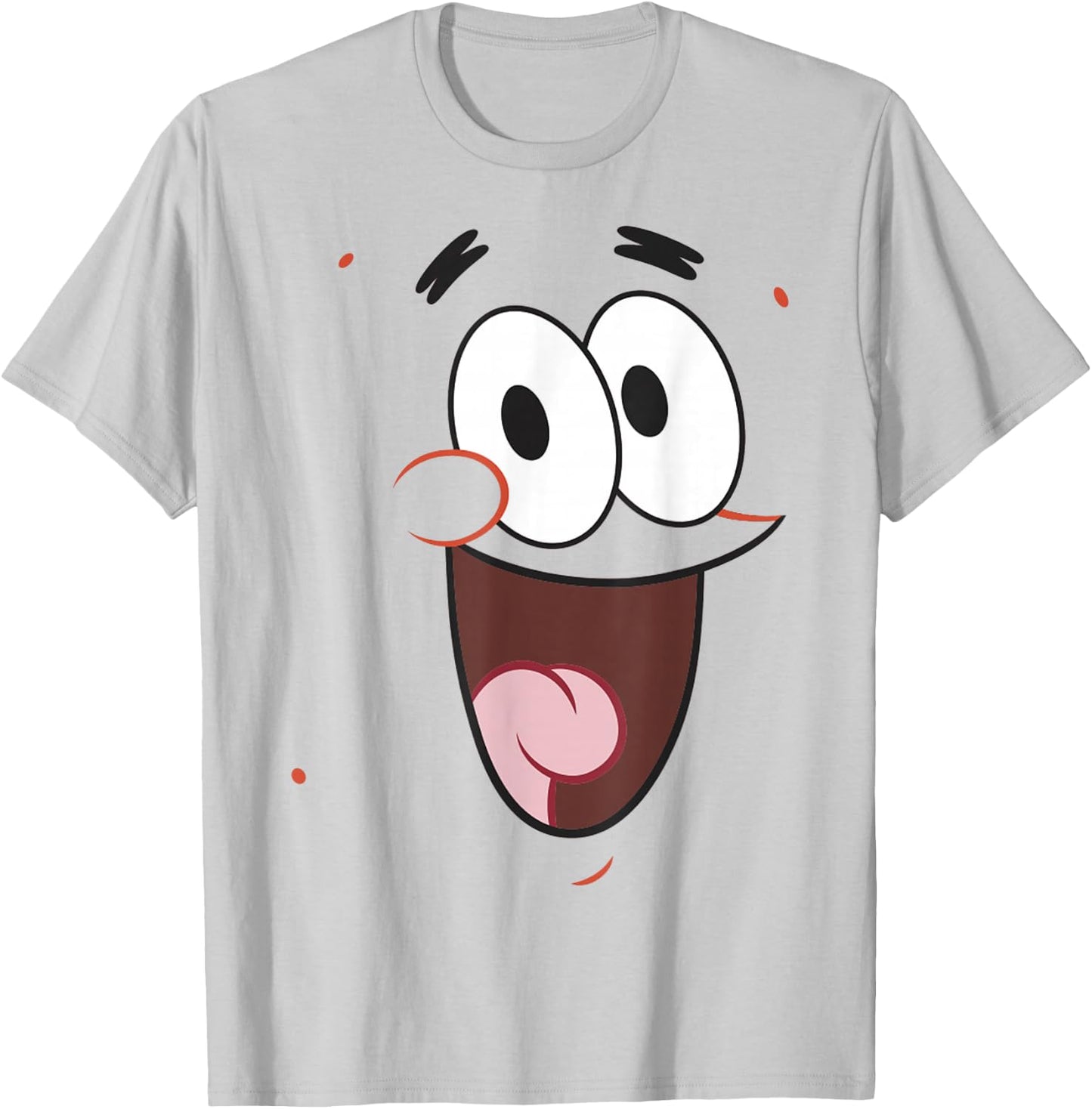 SpongeBob SquarePants Halloween Patrick Big Face Costume T-Shirt - T-Shirt | Ash