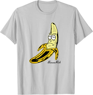 Rick and Morty Banana Rick Record Cover T-Shirt - T-Shirt | Ash