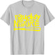 Naughty By Nature – Logo in Yellow T-Shirt - T-Shirt | Ash