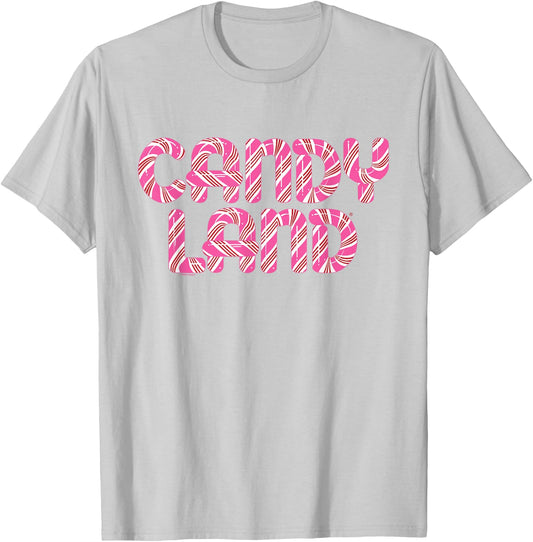 Candy Land Retro 90's Logo T-Shirt - T-Shirt | Ash